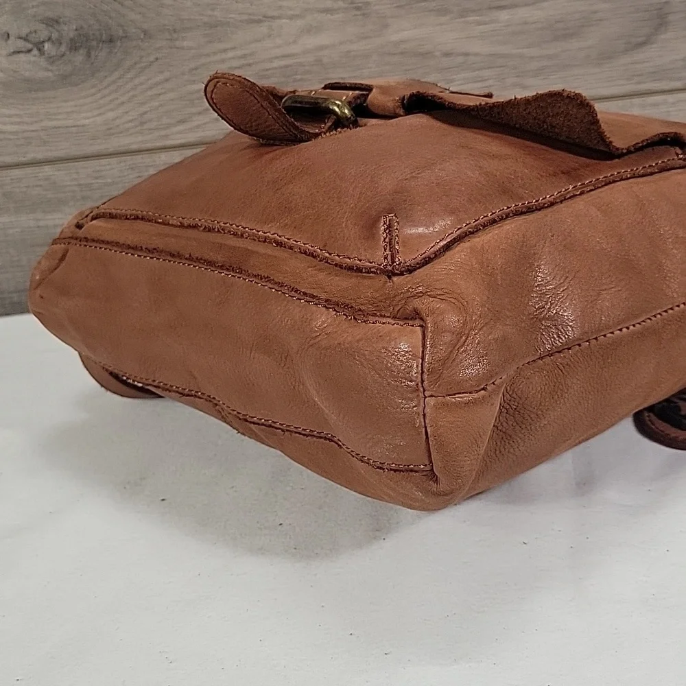 Harbour 2Nd for Anthropologie Brown Leather Crossbody Bag